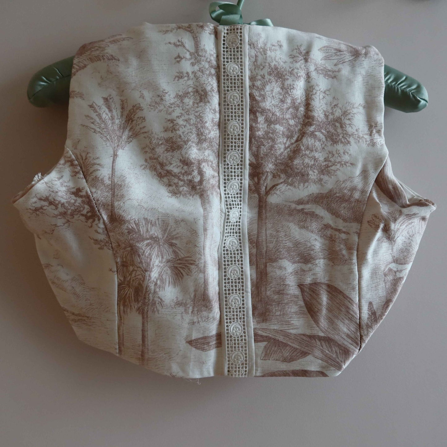 Cropped Vest - Eco-Friendly Style | Upcycled Cotton Vest