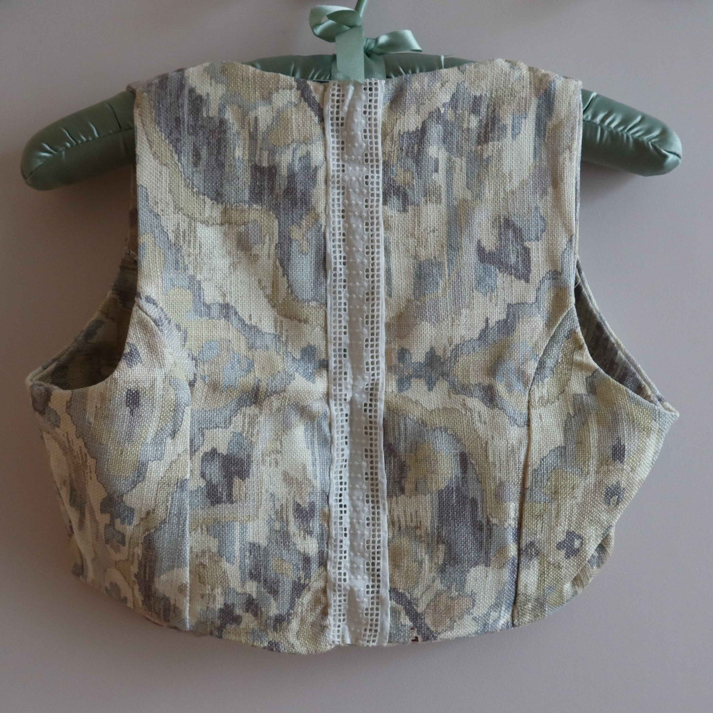Cropped Vest - Eco-Friendly Style | Upcycled Cotton Vest