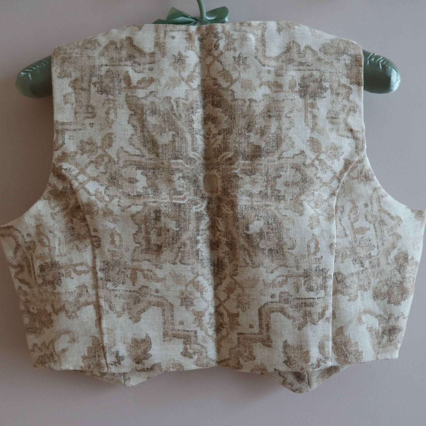 Cropped Vest - Eco-Friendly Style | Upcycled Cotton Vest