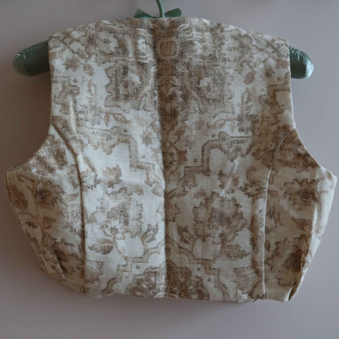 Cropped Vest - Eco-Friendly Style | Upcycled Cotton Vest