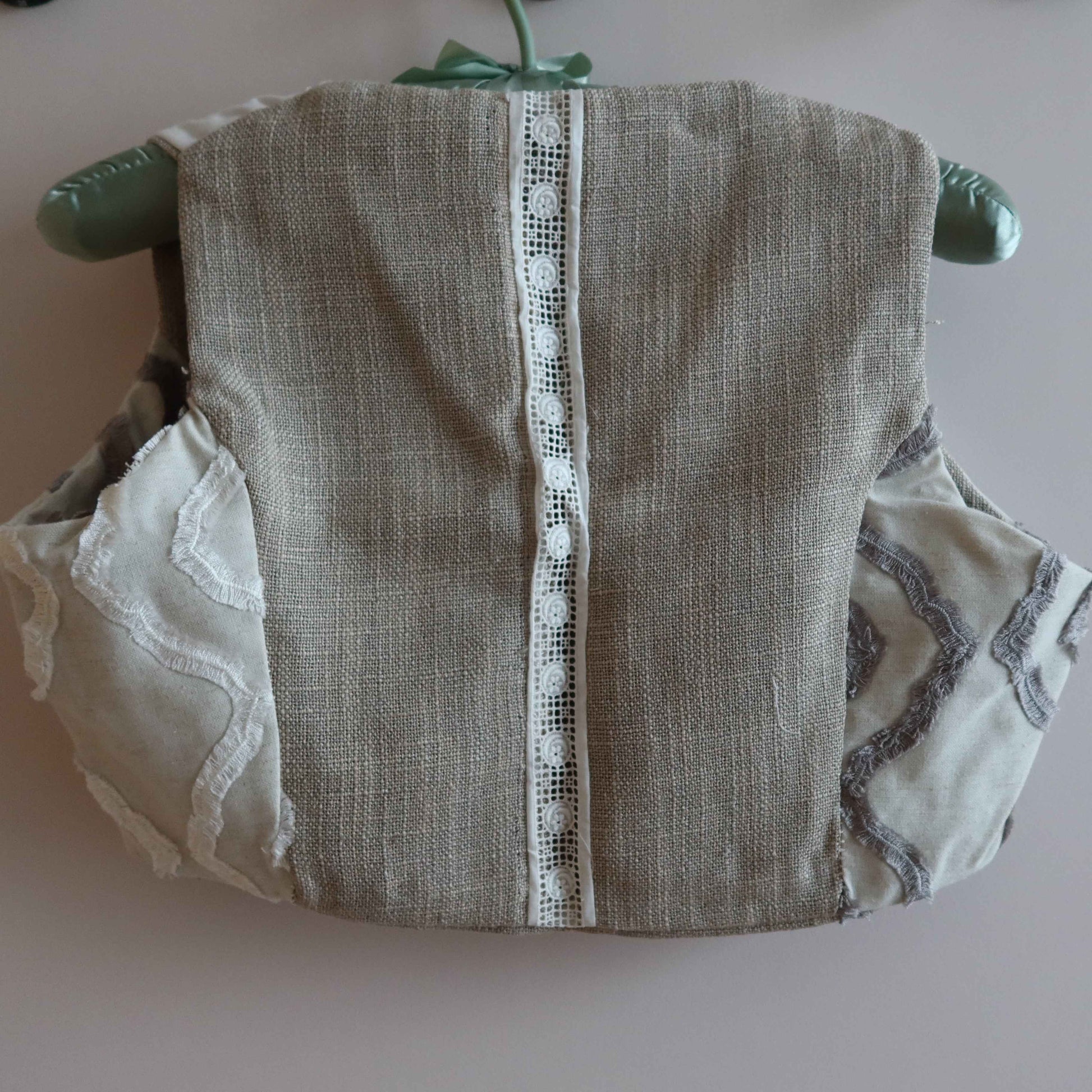 Cropped Vest - Eco-Friendly Style | Upcycled Cotton Vest