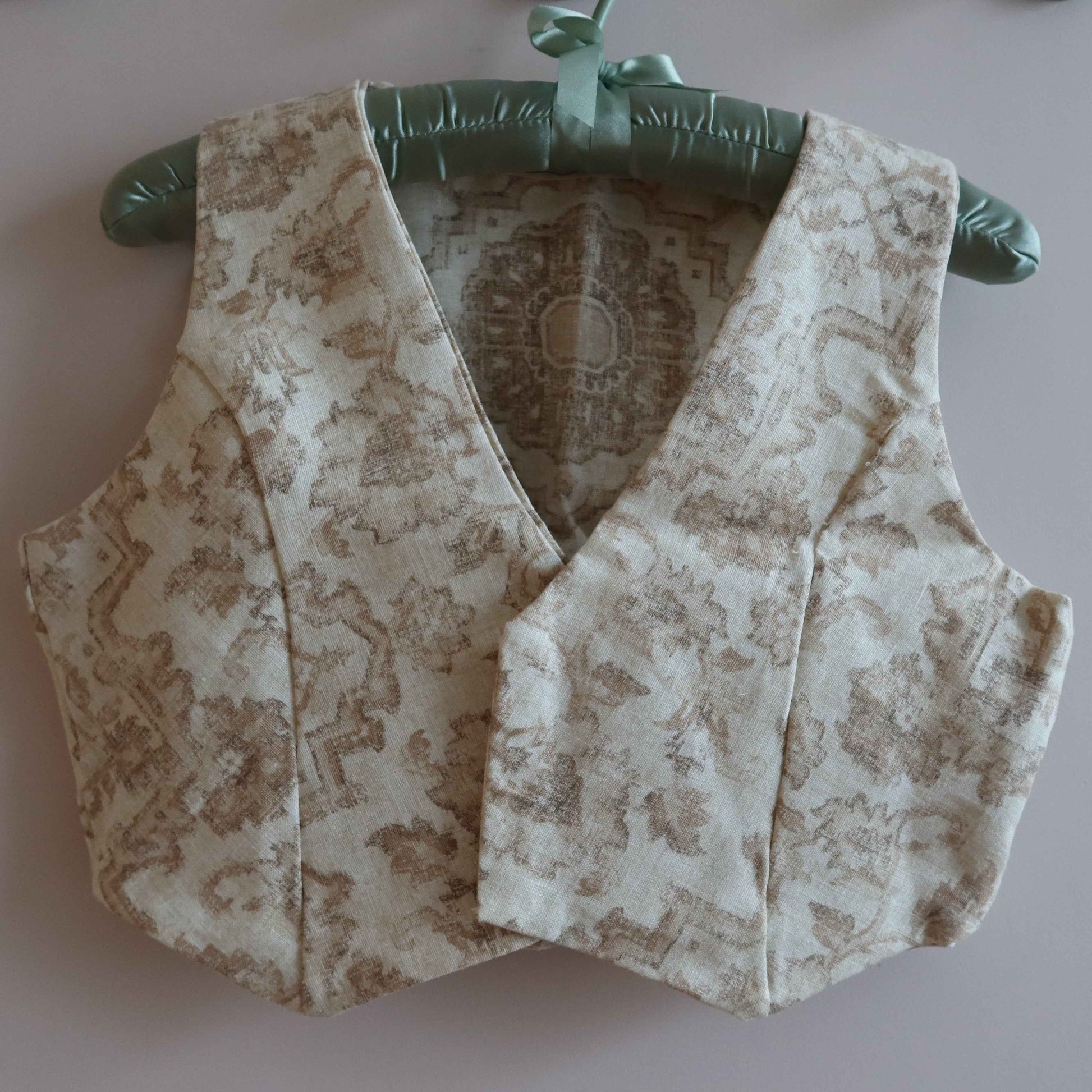 Cropped Vest - Eco-Friendly Style | Upcycled Cotton Vest