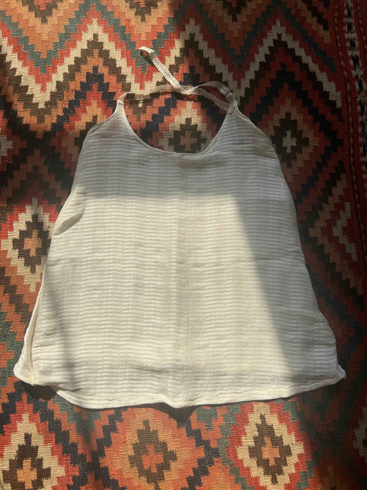 Halter Neck Mini Dress - Cotton Lace | Upcycled Fabric